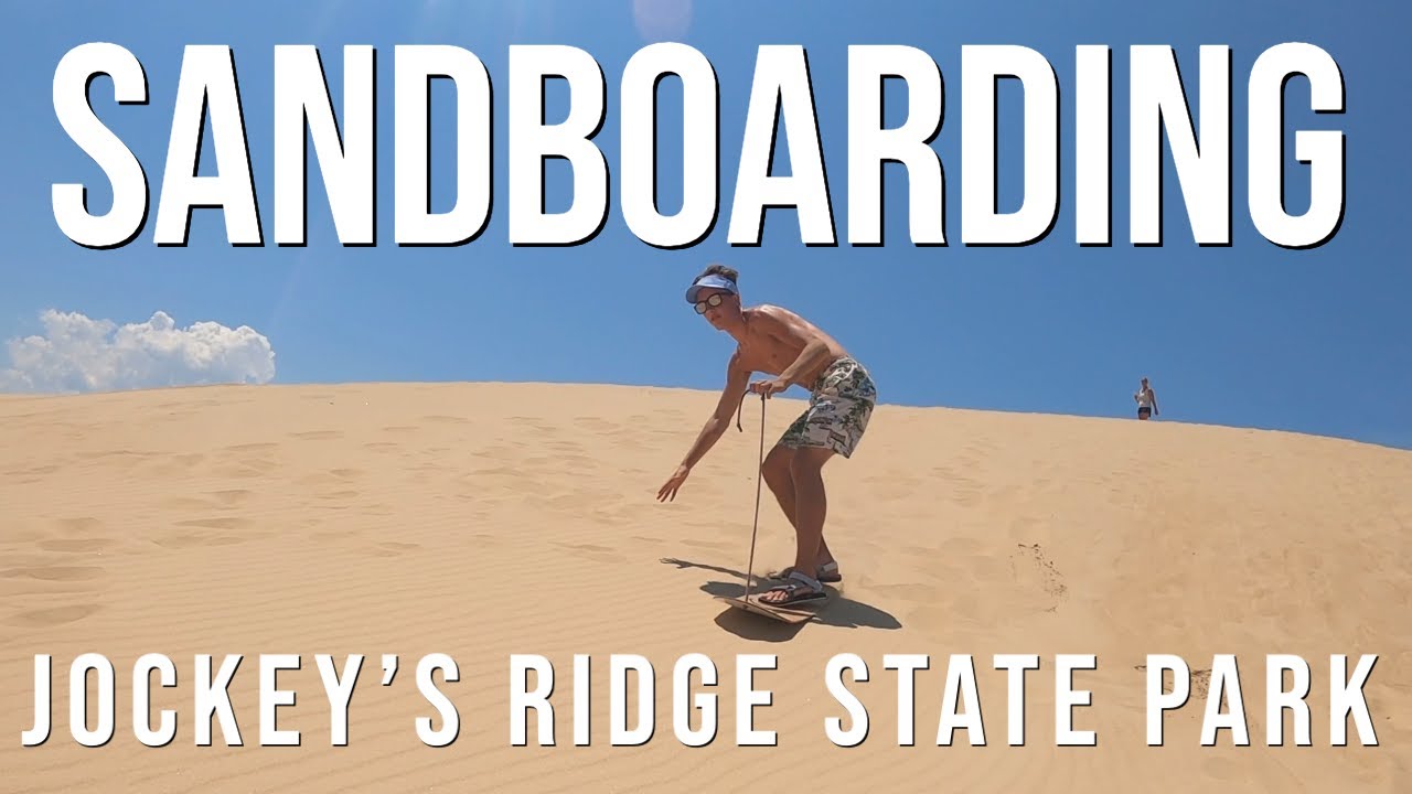 SANDBOARDING at Jockey's Ridge State Park // Outer Banks North Carolina