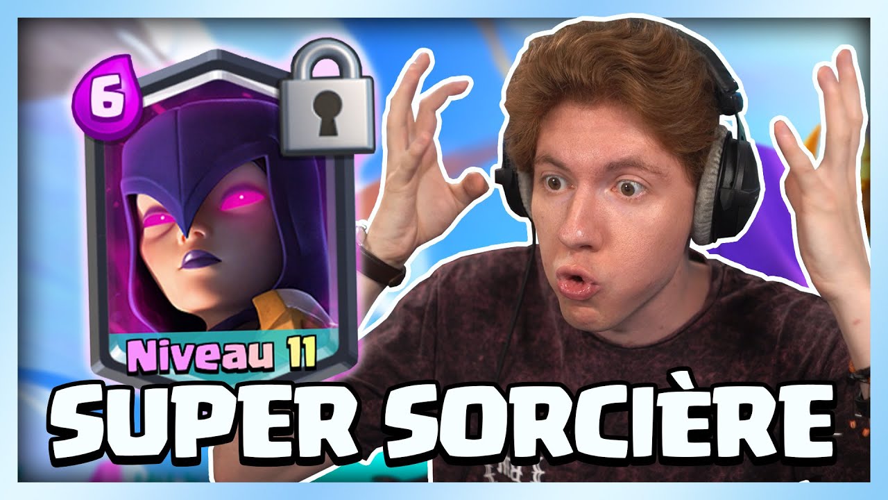 3 SORCIÈRES en UNE SEULE CARTE (défi de la super sorcière) !! - Clash Royale