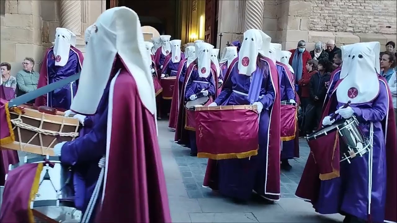 Calanda 2023 . Viernes Santo.  Procesión de la Soledad