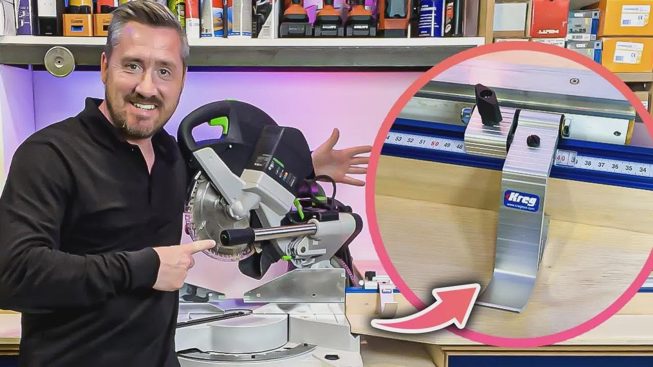 Building My Dream Workshop! (New Saw with Track and Stop)