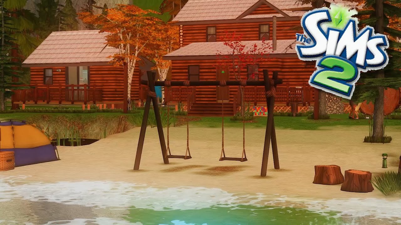 I Turned a Lakeside Lot into the Ultimate Sims 2 Getaway