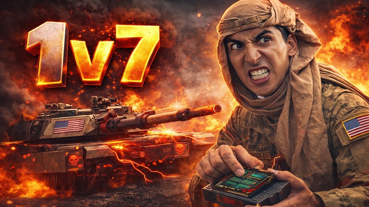 Command & Conquer Generals Zero Hour | Apocalyptic Mod – How GLA Hijacked USA Tanks | 1v7