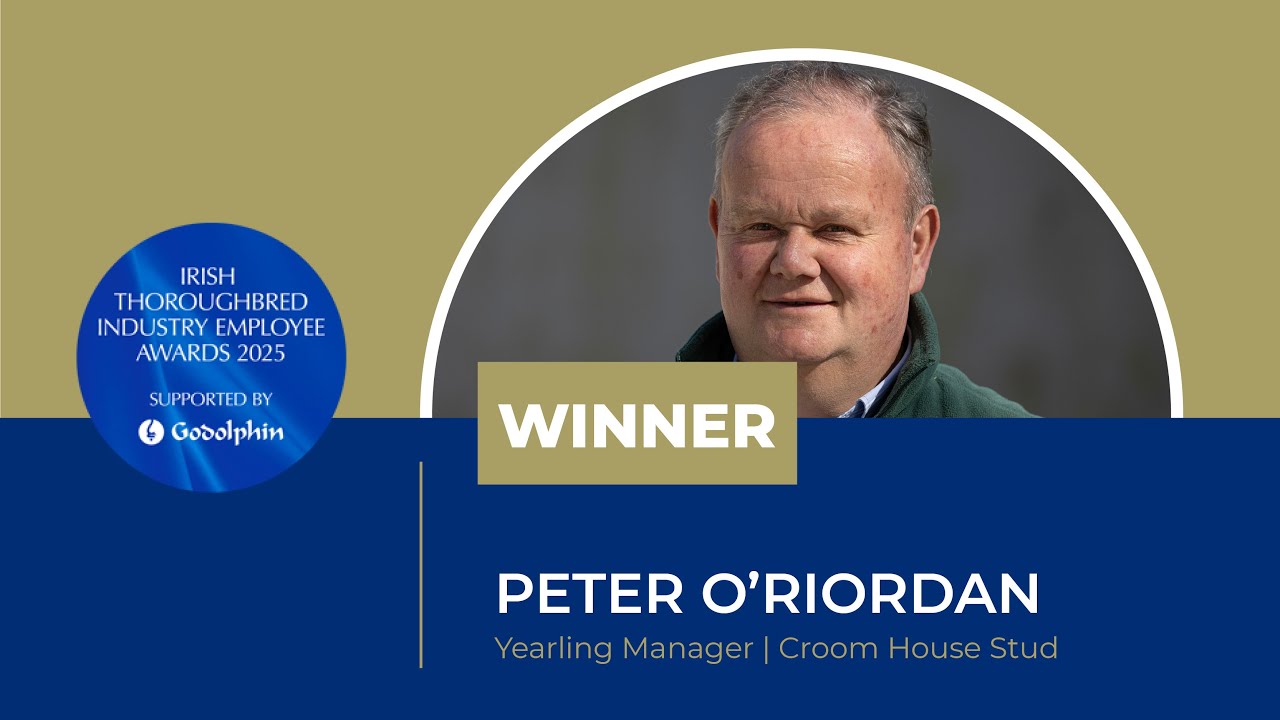 Peter O'Riordan - Irish Thoroughbred Industry Employee Award Winner 2025