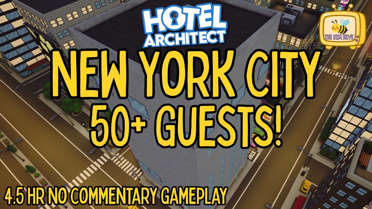 Hotel Architect NYC | 50+ Guests Challenge | No Commentary
