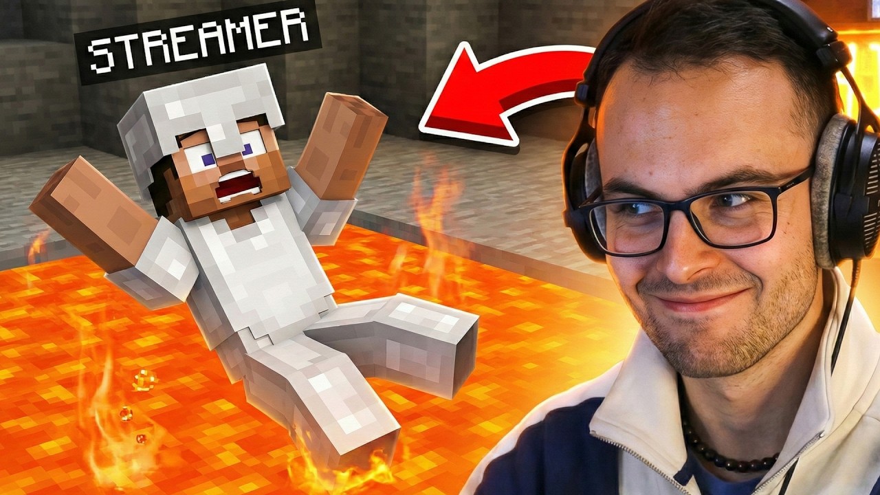 WRZUCIŁEM STREAMERA DO LAWY NA JEGO LIVE