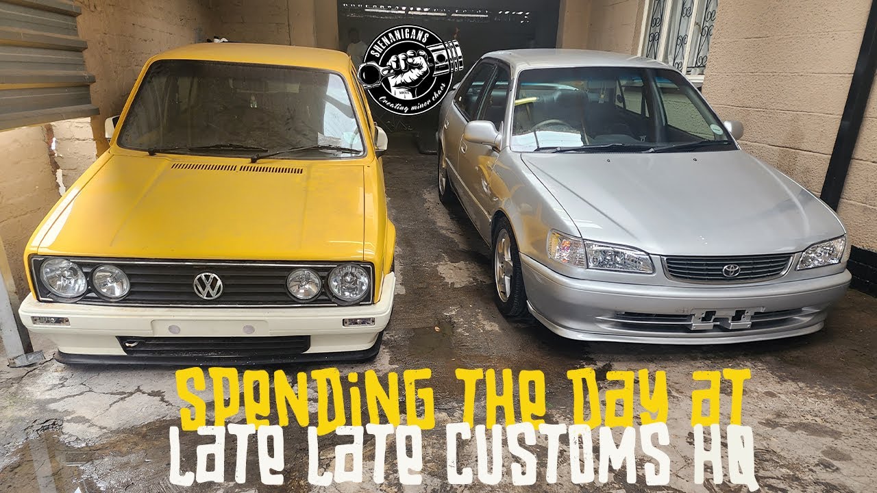 SPENDING THE DAY AT @LateLateCustoms HQ