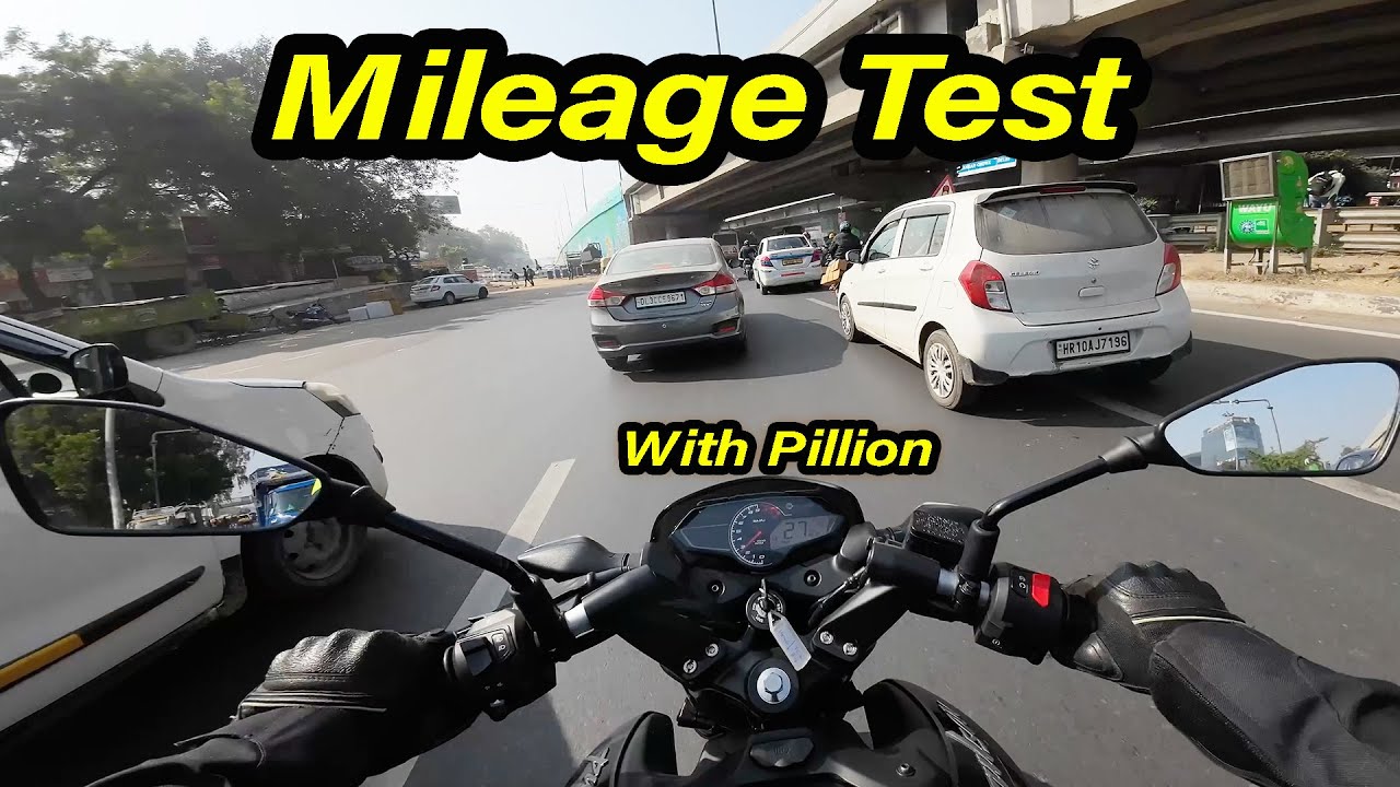 Bajaj Pulsar P150 Extreme Mileage Test With Pillion 🔥