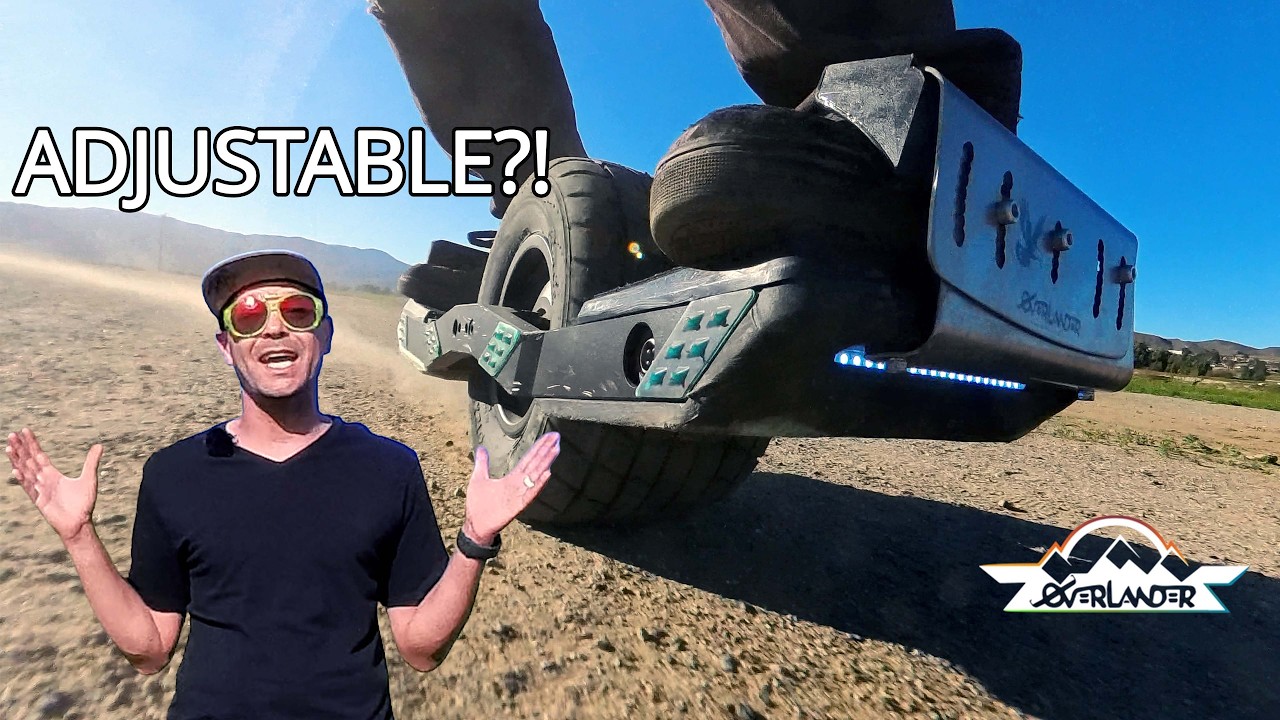 This Adjustable Onewheel Foothold Changes Everything… (Overlander Albatross Review)