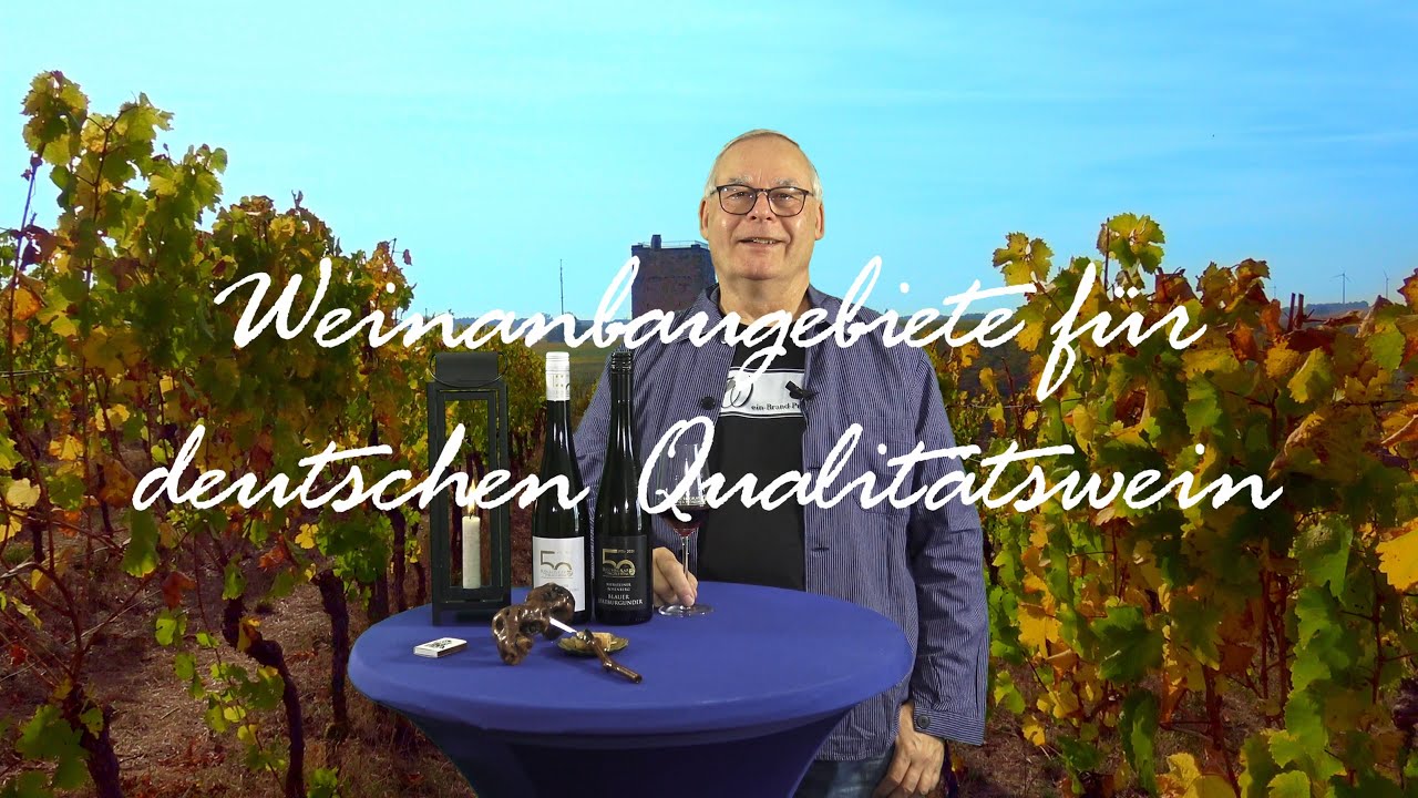 Das solltest Du &uuml;ber die deutschen Weinanbaugebiete f&uuml;r Qualit&auml;tsweine  wissen