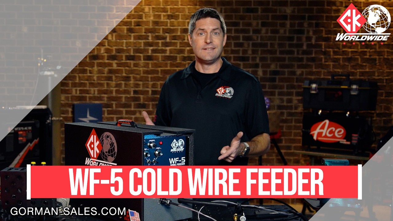 The WF-5 Cold Wire Feeder from CK Worldwide.