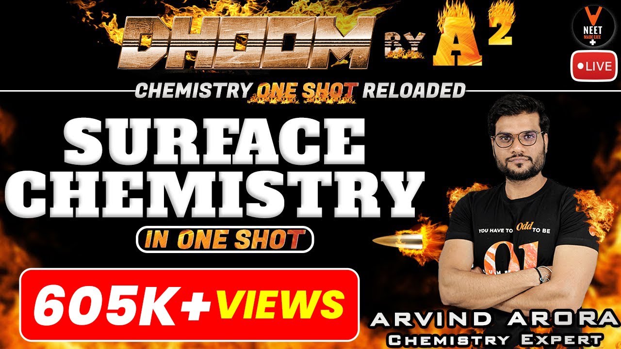 Surface Chemistry One Shot with MCQ | Crash Course NEET 2023 Preparation |NEET Chemistry |Arvind Sir