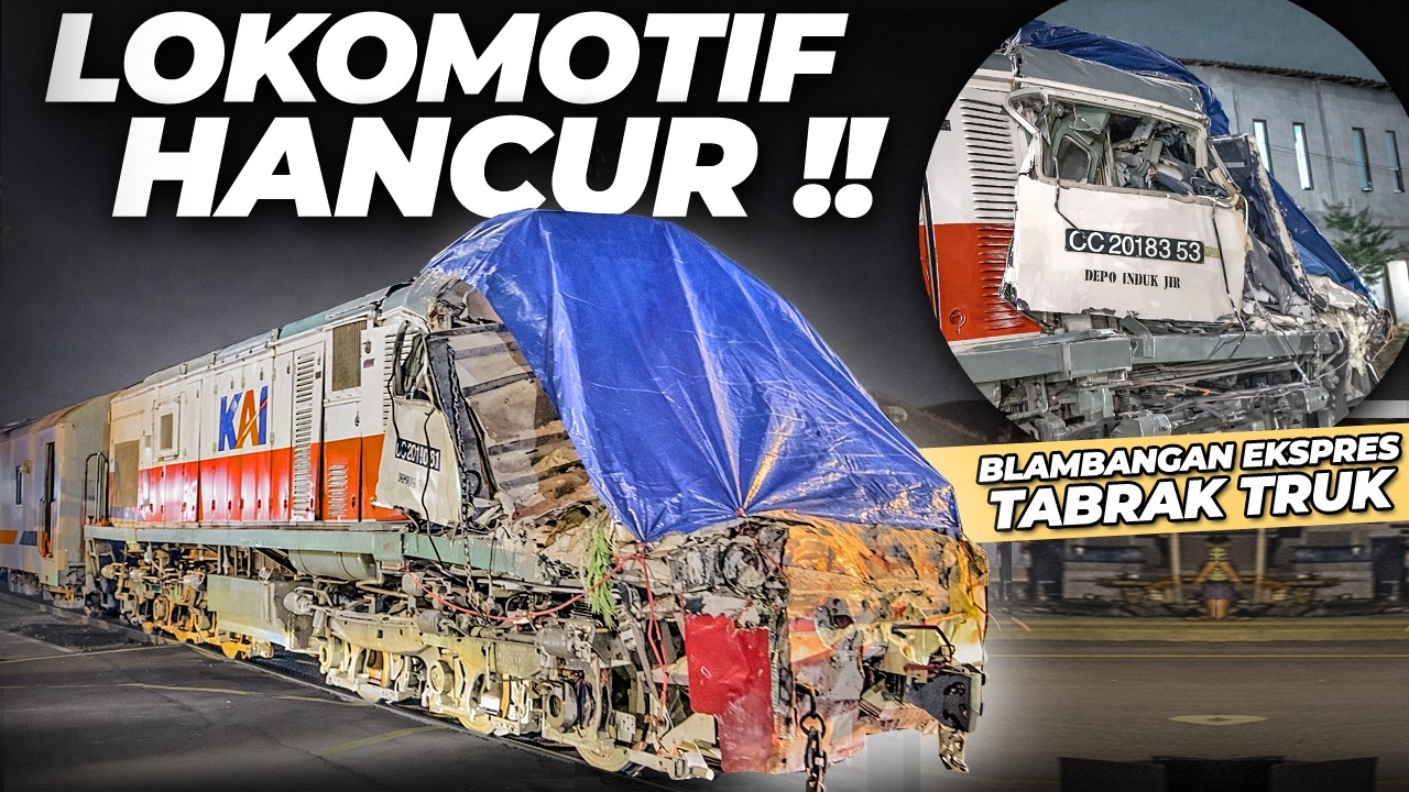 LOKOMOTIF HANCUR RUSAK PARAH ‼️ KA BLAMBANGAN EKSPRES TABRAKAN DENGAN TRUK DI PROBOLINGGO