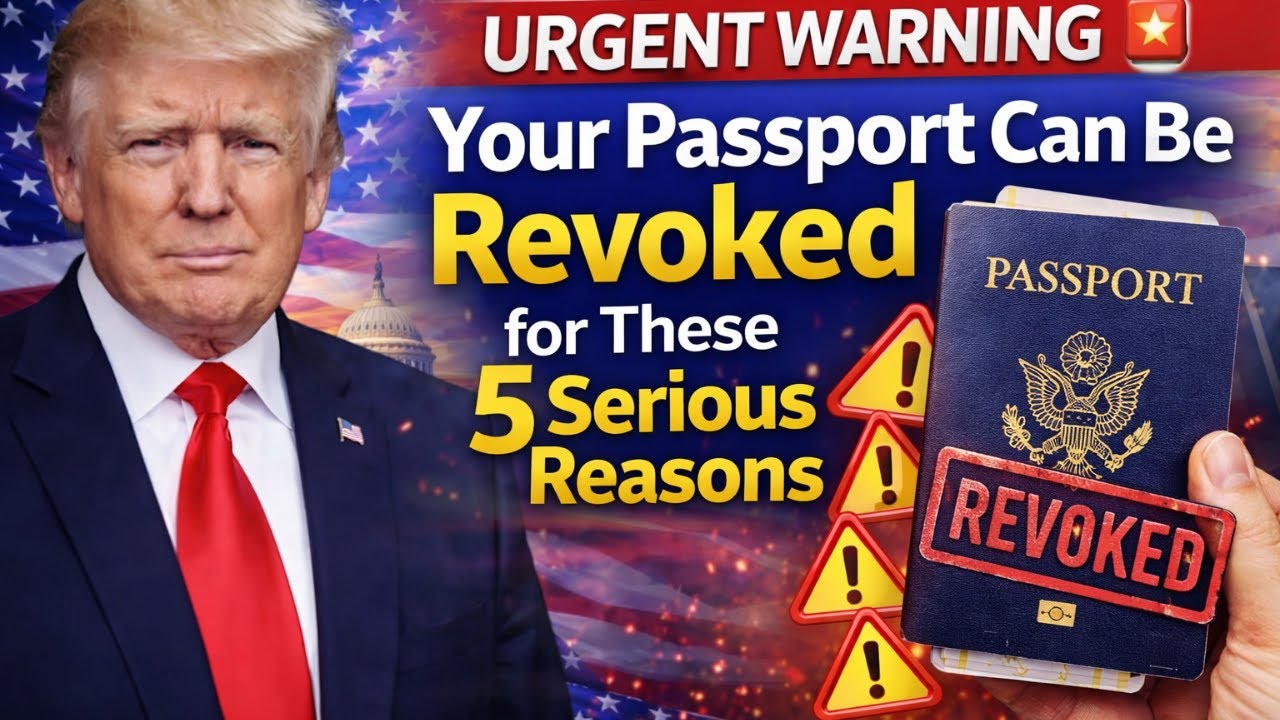 URGENT WARNING 🚨 Your Passport Can Be Revoked for These 5 Serious Reasons
