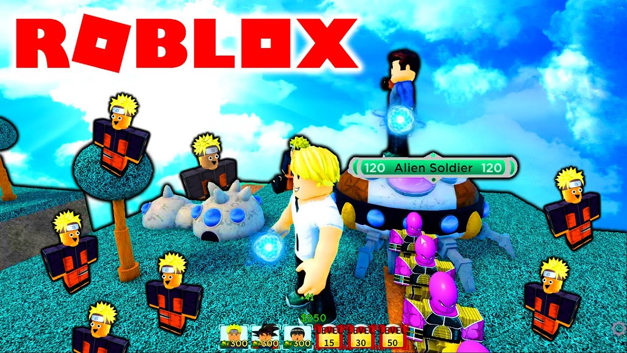 Roblox ANIME ALL-STARS - TWO-PLAYER TOWER DEFENSE! - 