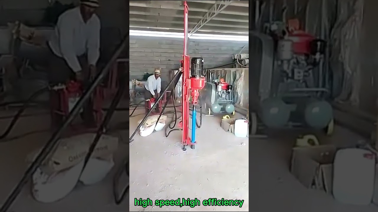 Horizontal Borehole Drilling Rig Portable DTH Drilling Machine Hydraulic Drilling Rig
