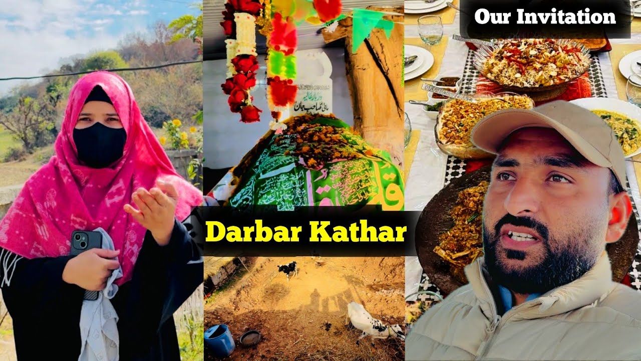 Invitation To Mamu House🏠 || Kathar Darbar par hum ny Salam kyea || Family Vlog in Kashmir ||