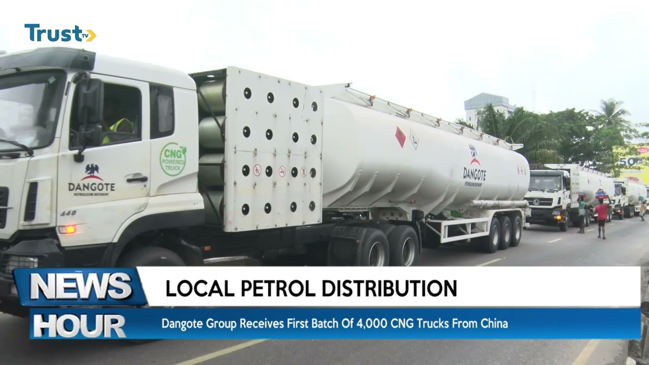 Dangote Group Receives First Batch Of 4,000 CNG Trucks From China