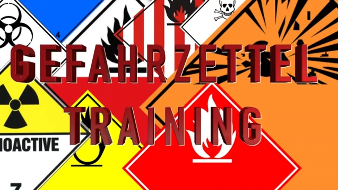 Gefahrzettel Training
