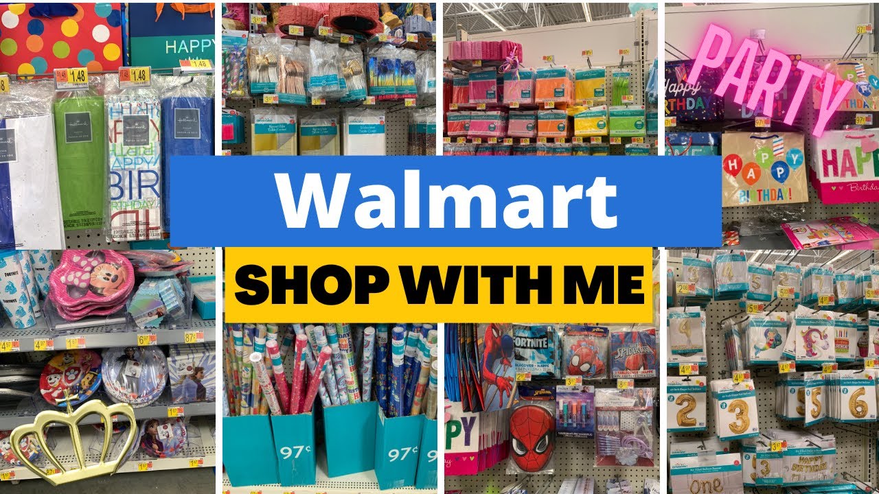 Walmart Shop With Me Party Decorations | Walmart Shop With Me 2022