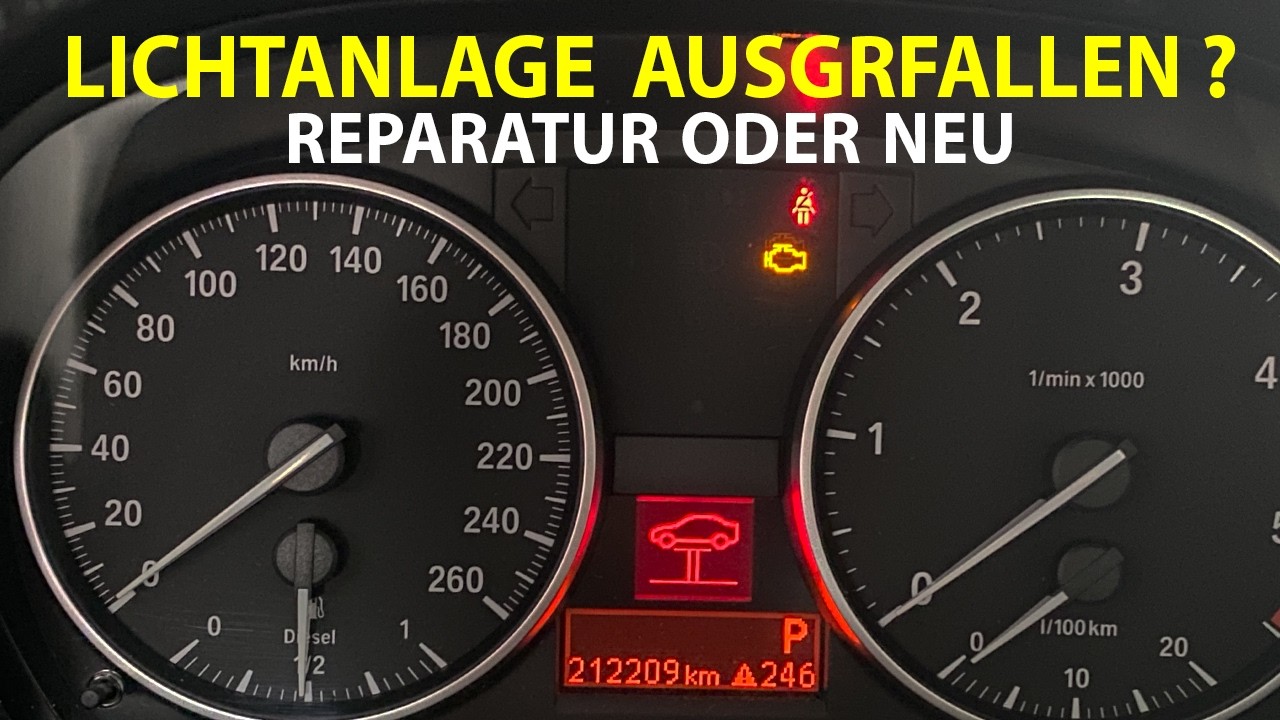 Lichtanlage defekt - Blinker und Fensterheber ausgefallen - REPARATURFALLE