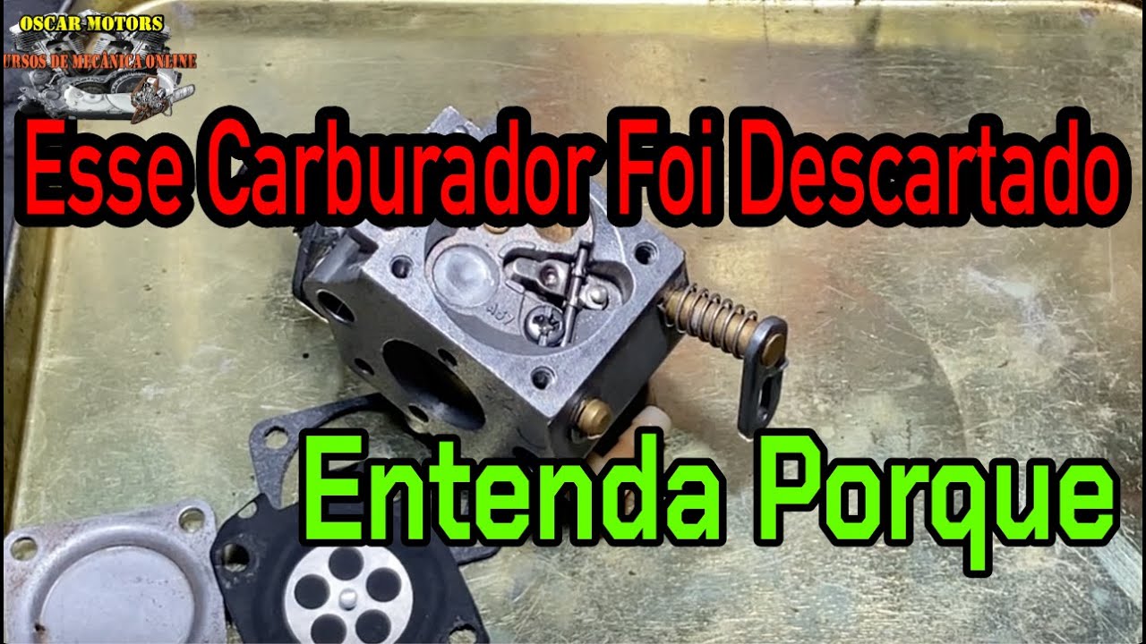 Recebi Um Carburador Que Não Funcionava