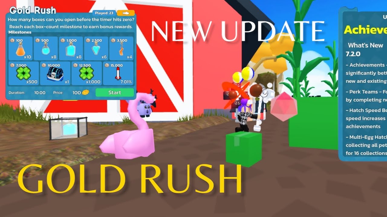 New Update! + Gold Rush Minigame 😮 | Unboxing Simulator