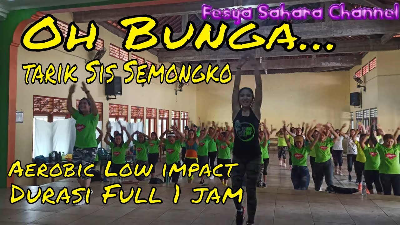 Senam aerobik Bunga tarik sis semongko | Aerobic Body Language | Musik aerobic low impact