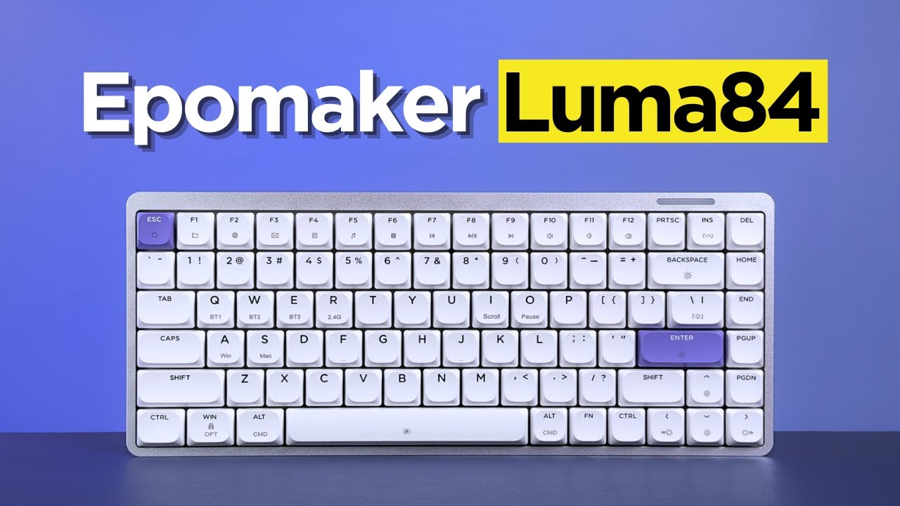 Обзор Epomaker Luma84: самая дешевая алюминиевая низкопрофильная клавиатура