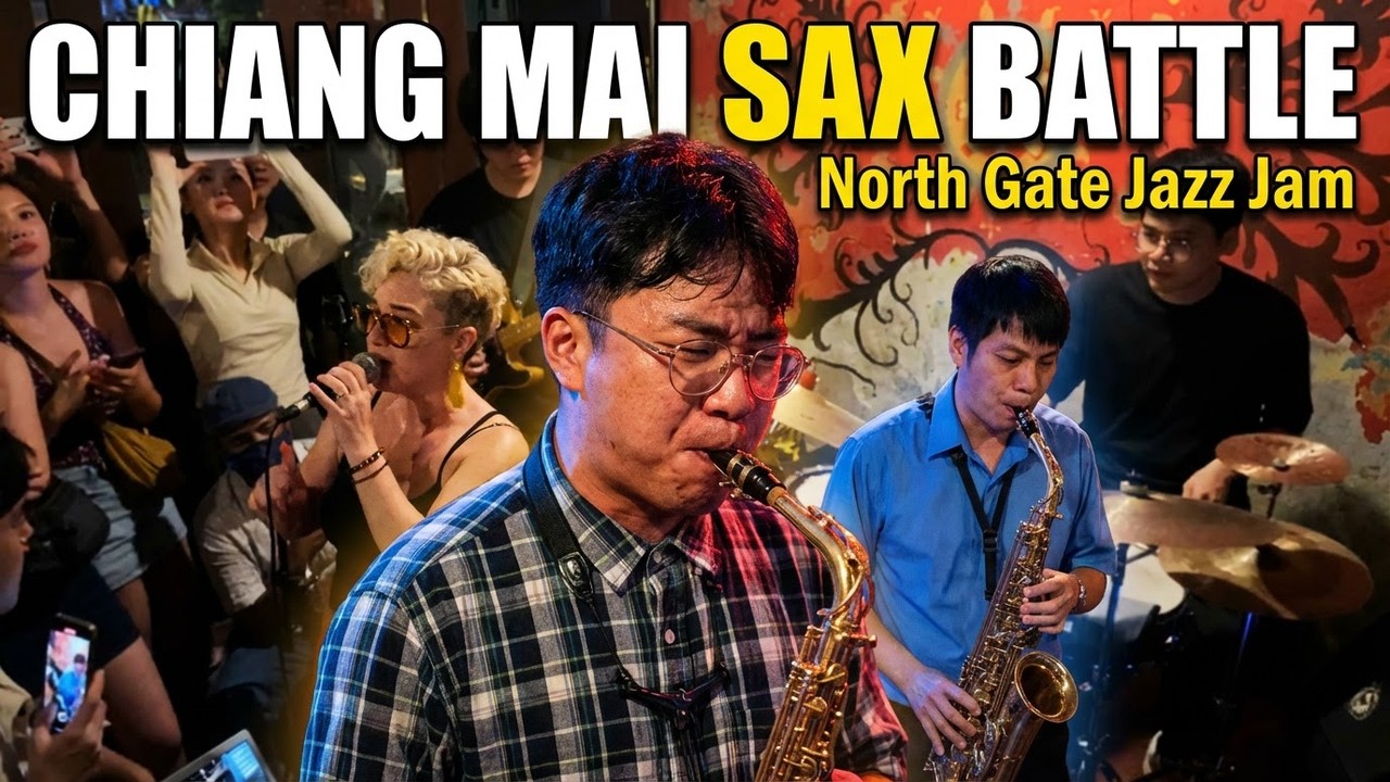 Night and Opor set their Sax on Fire at the North Gate