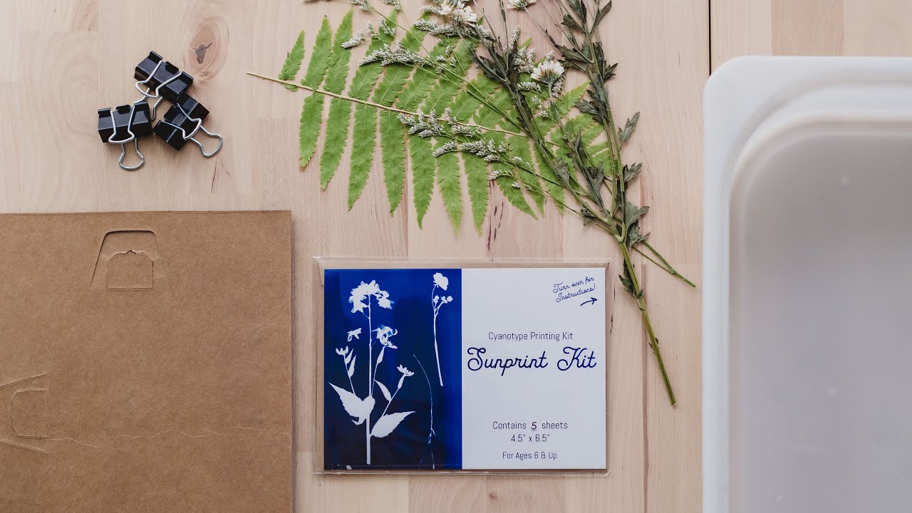 Sunprint Kit Tutorial: Cyanotype Process