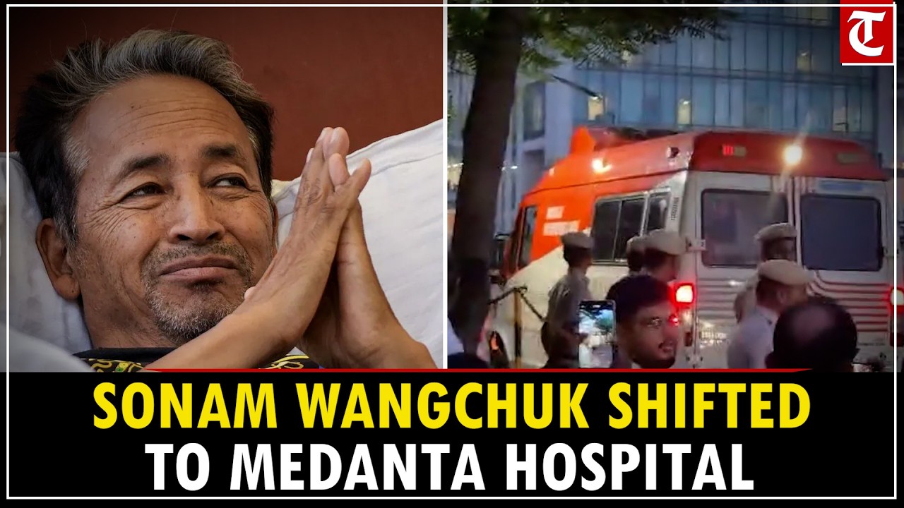 WATCH: Sonam Wangchuk Shifted to Medanta After Delhi HC Order, Leaves Safdarjung Hospital