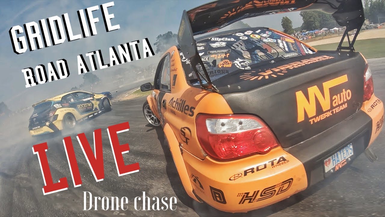 FPV DRONE LIVE! DRIFT CHASE | GRIDLIFE SOUTH ROAD ATLANTA