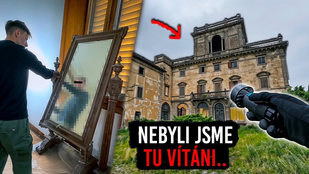 NEBYLI JSME VÍTÁNI V OPUŠTĚNÉM PALÁCI 🏰 – Začal po nás házet věci! 😨