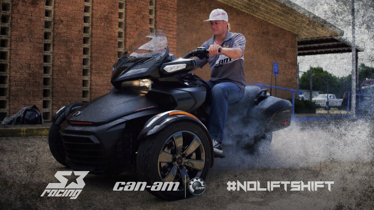 BURNOUT!!! NEW Can-Am Spyder F3-T!
