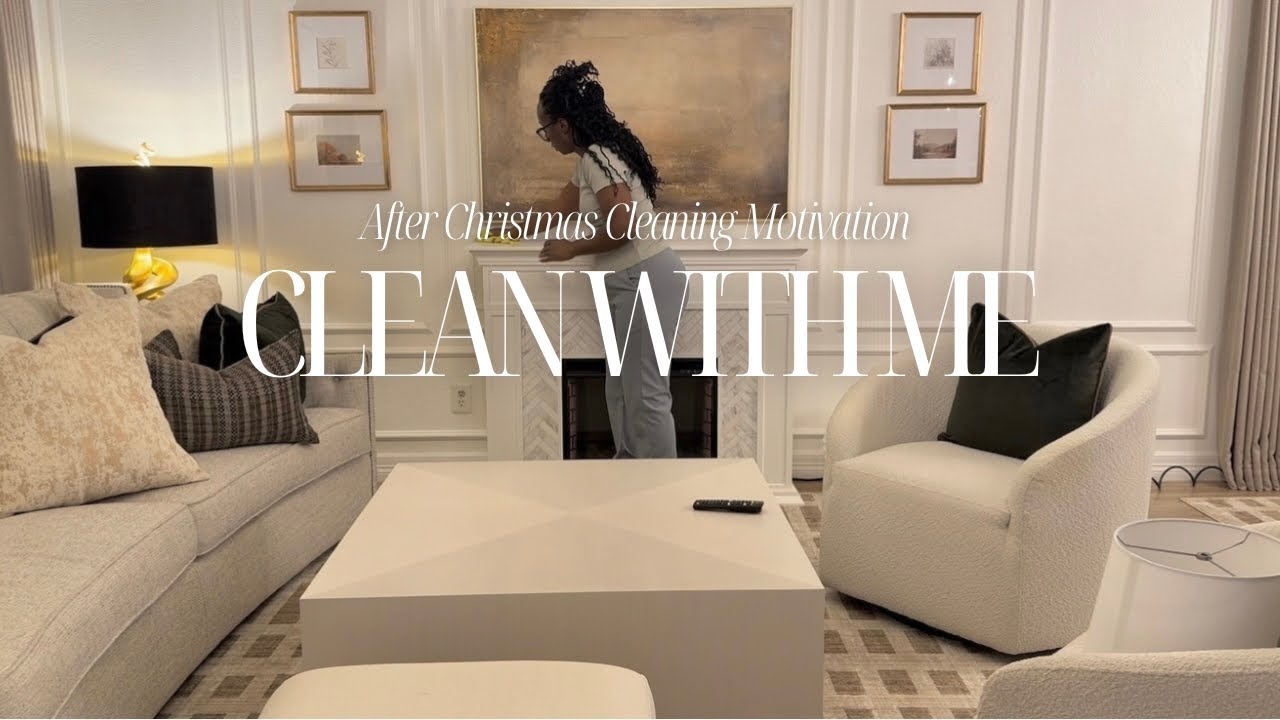 After Christmas Clean With Me|Cleaning Motivation|Home Reset 