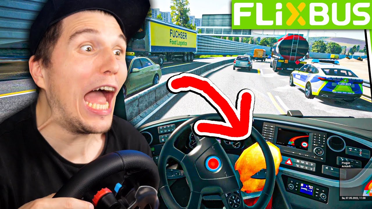 Baustellen Lampe bohrt sich in Flixbus ✪ (Flixbus) Fernbus Simulator