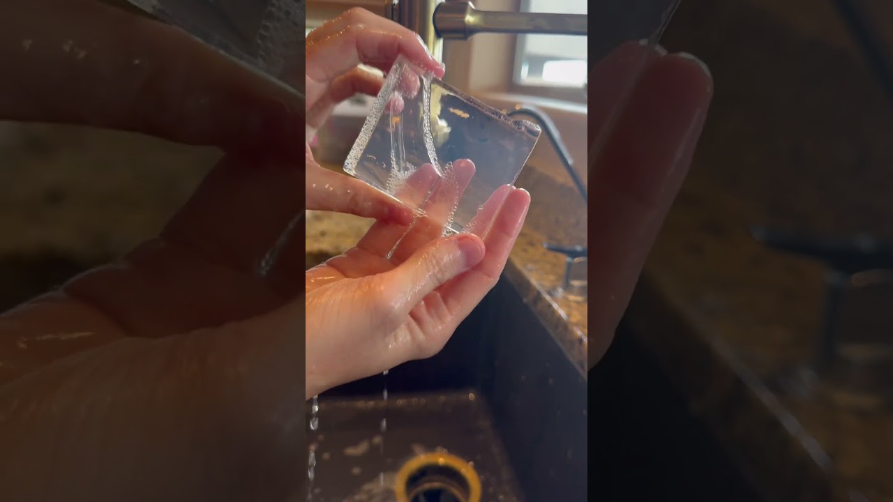 Ultra clear glycerin soap #soapmaking #soapasmr