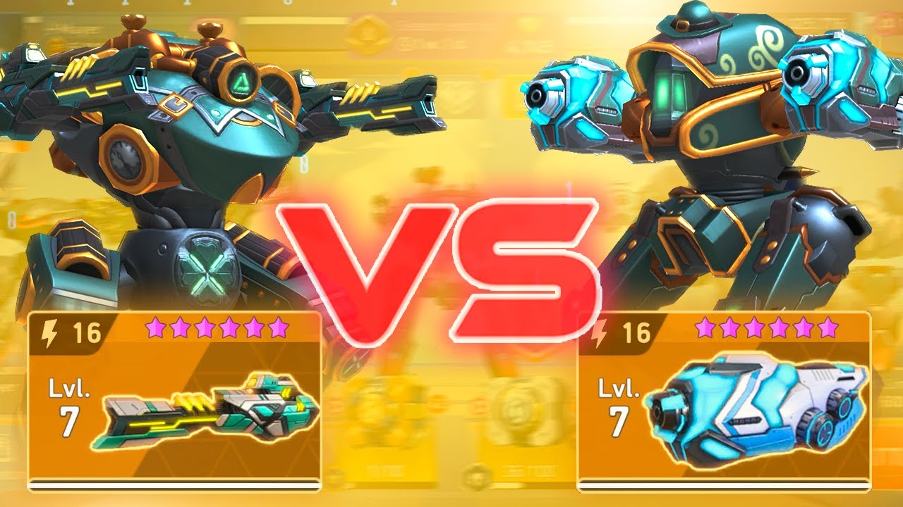 EM Rifle vs Railgun: Ultimate Weapon Showdown! Paragon vs Guardian Mech Comparison