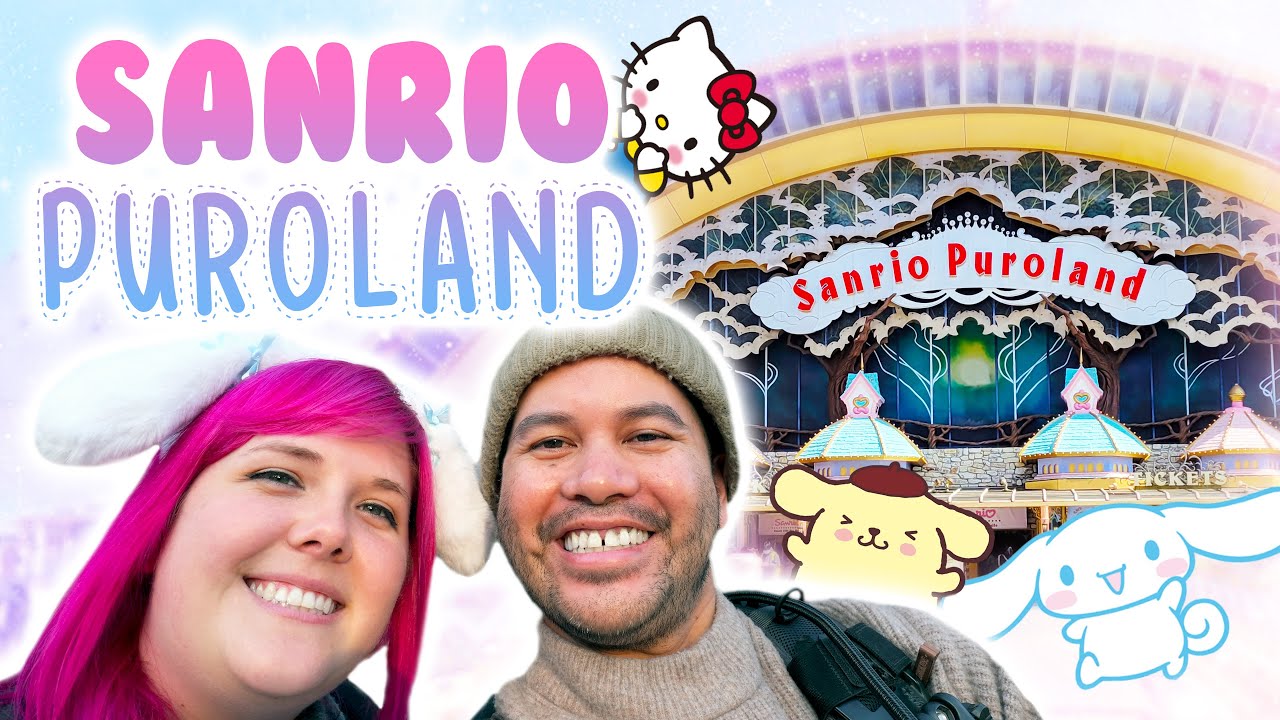 Карнавальные игры, кудзи и ЕДА в Sanrio Puroland! Видеоблог Sanrio Puroland в Японии 2023