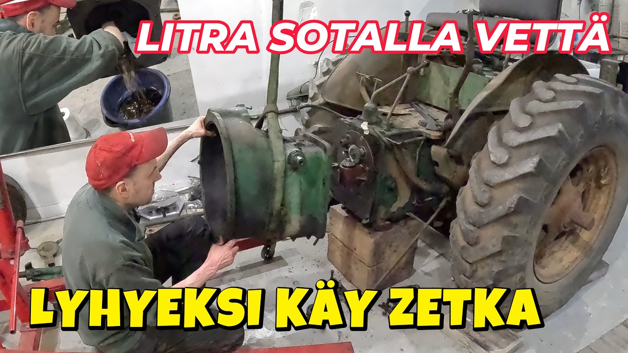ZETOR 25 - Puretaan lisää, korjataan etunapaa
