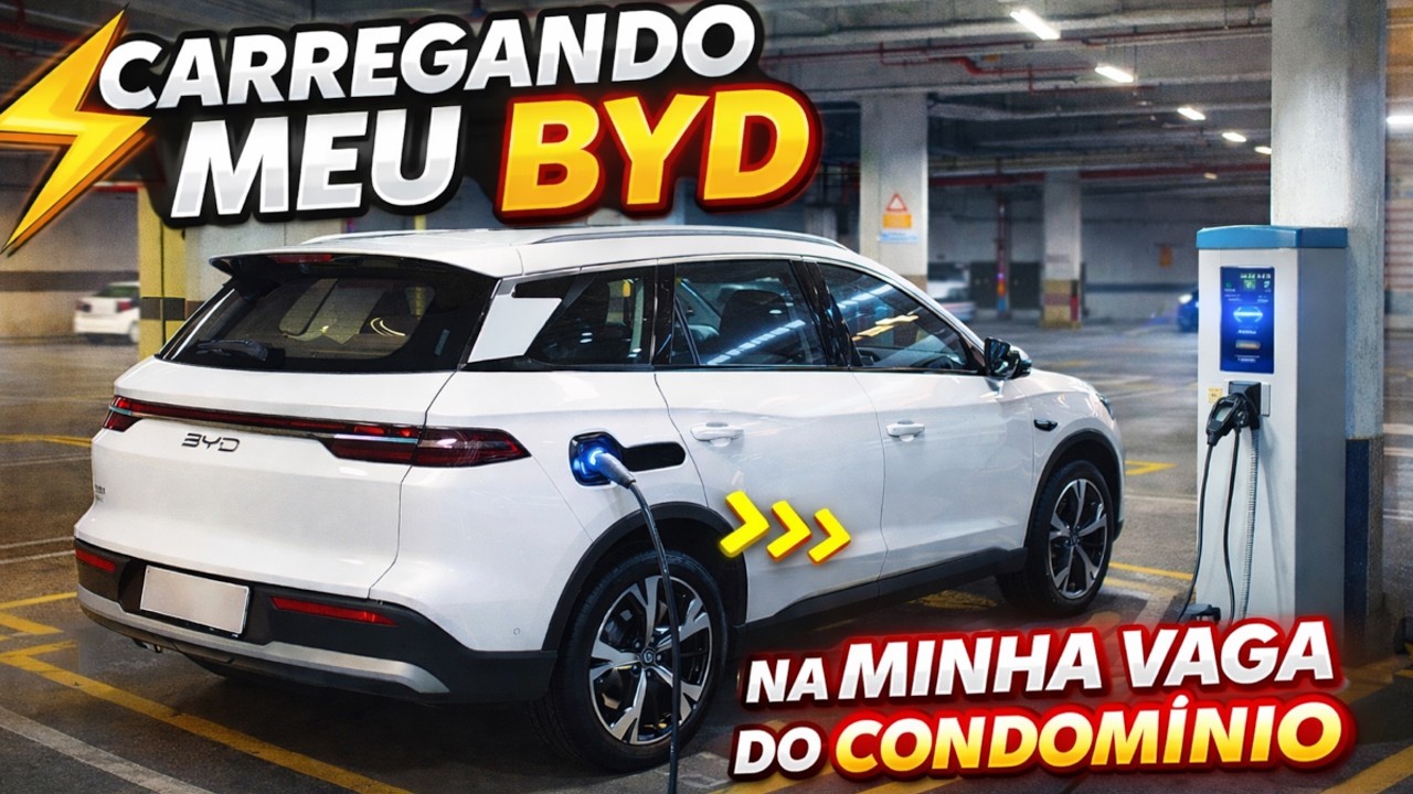 CARREGANDO meu #BYD na GARAGEM do CONDOMÍNIO - Sem complicação