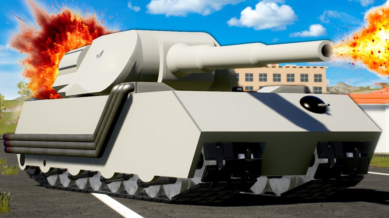 Huge TANKS Destroy Lego City During Battle!