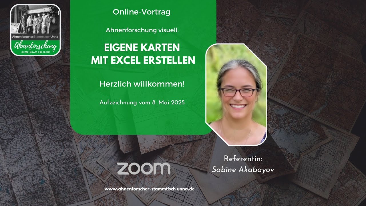 AHNENFORSCHUNG VISUELL: EIGENE KARTEN MIT EXCEL ERSTELLEN