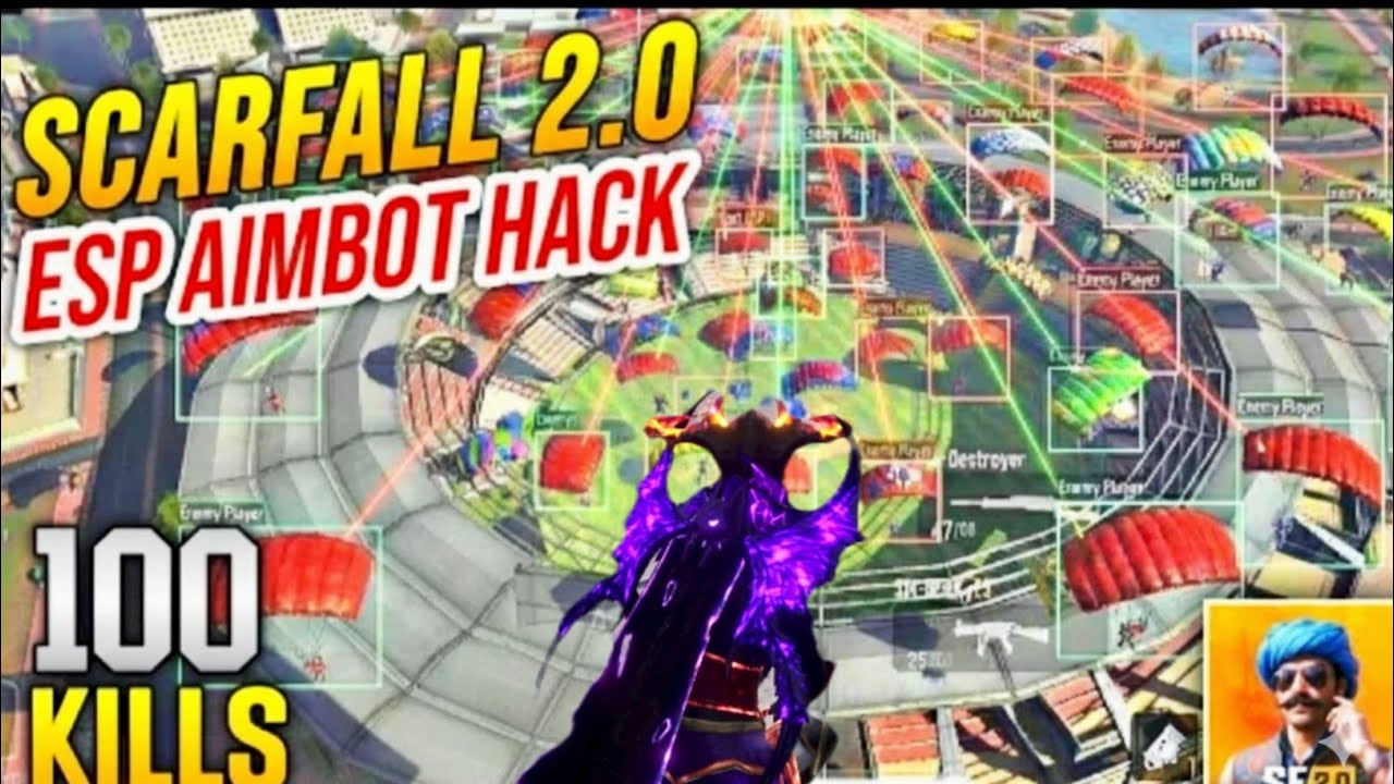 SCARFALL 2.0 HACK 🤯 (NO ID BAN 100% SAFE)😈 AIMBOT | ESP MOD MENU | GOD MONSTER YT 