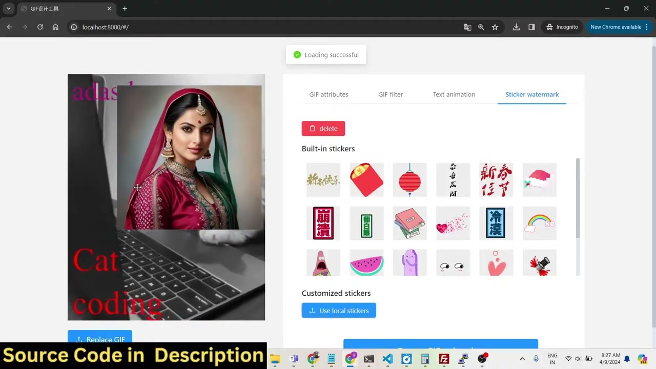 Build a React.js FFMPEG Canva GIF Image & Video Editor Clone Using Fabric.js & Gifshot in Javascript