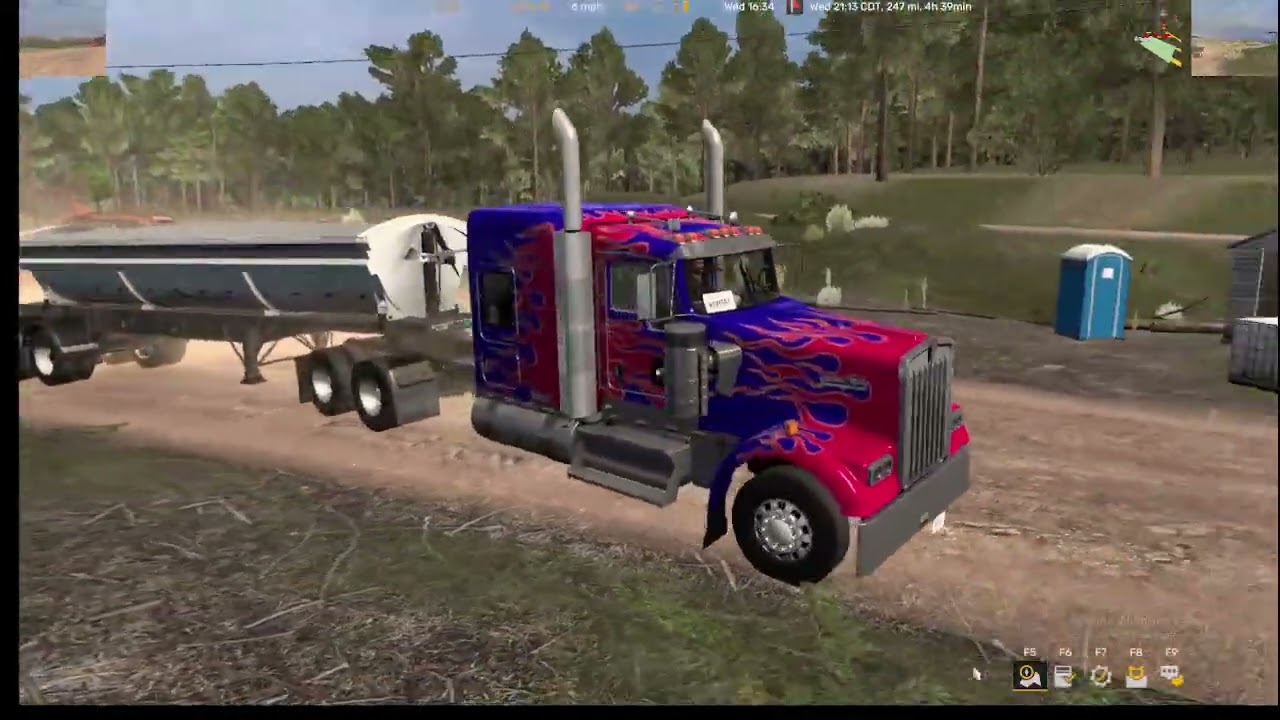 ATS TRUCKING TUESDAY @whyknotgaming65  HAULING WOOD CHIPS 2026 01 26