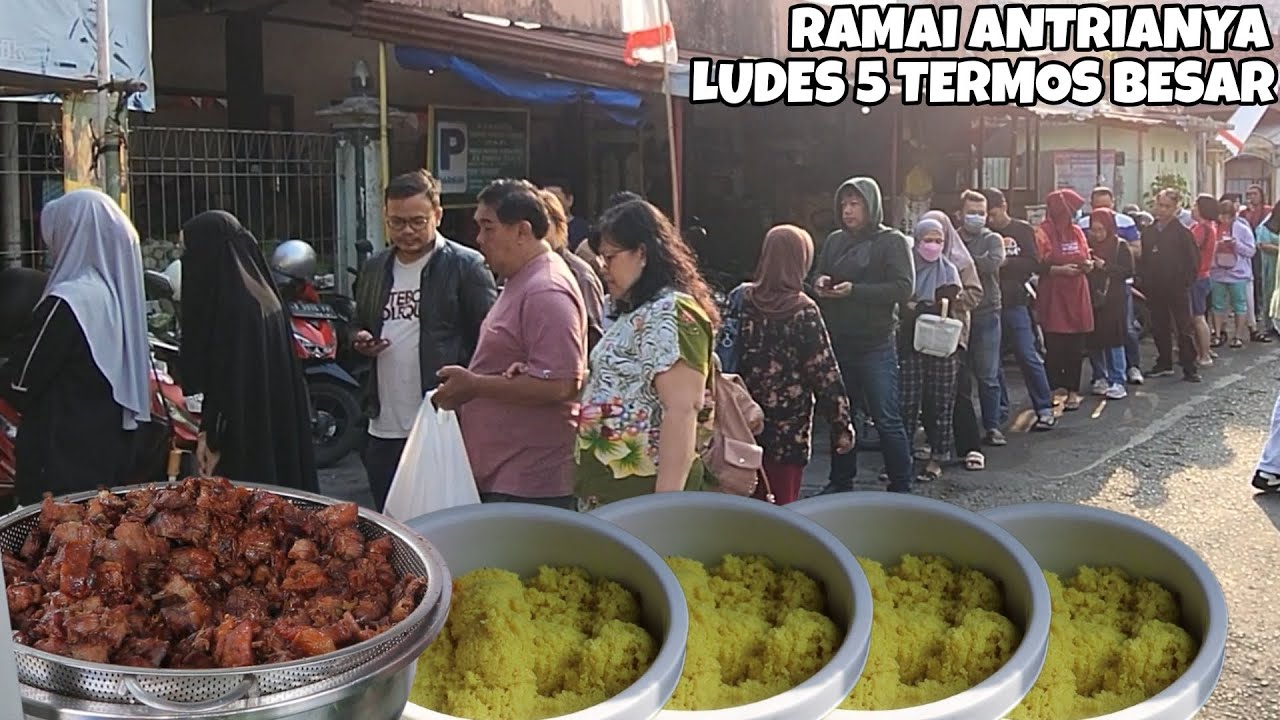 GAK KIRA KIRA ANTRIANYA !! ANTRIA TER B4RB4R | NASI KUNING PALING VIRAL DI JOGJA
