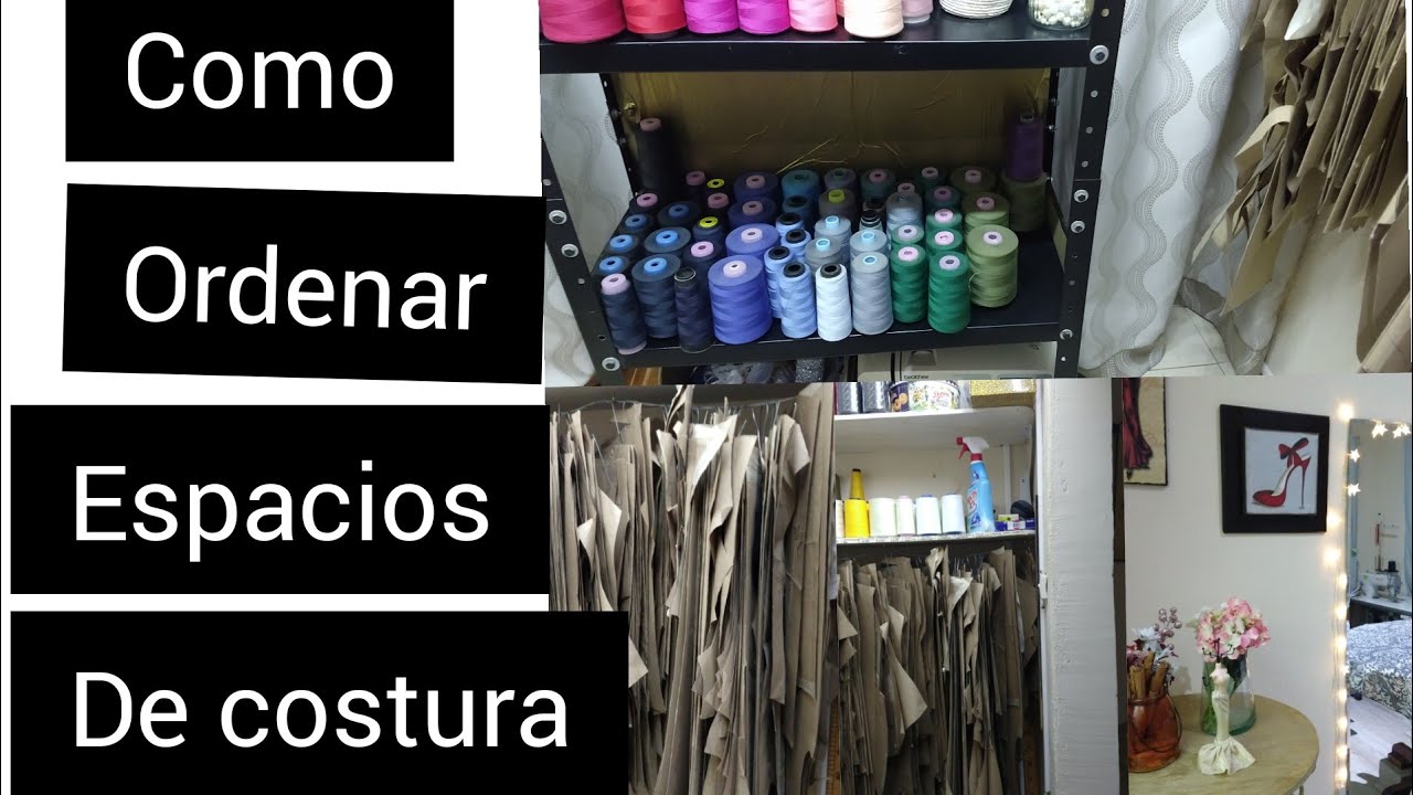 cómo organizar espacios pequeños de costura.