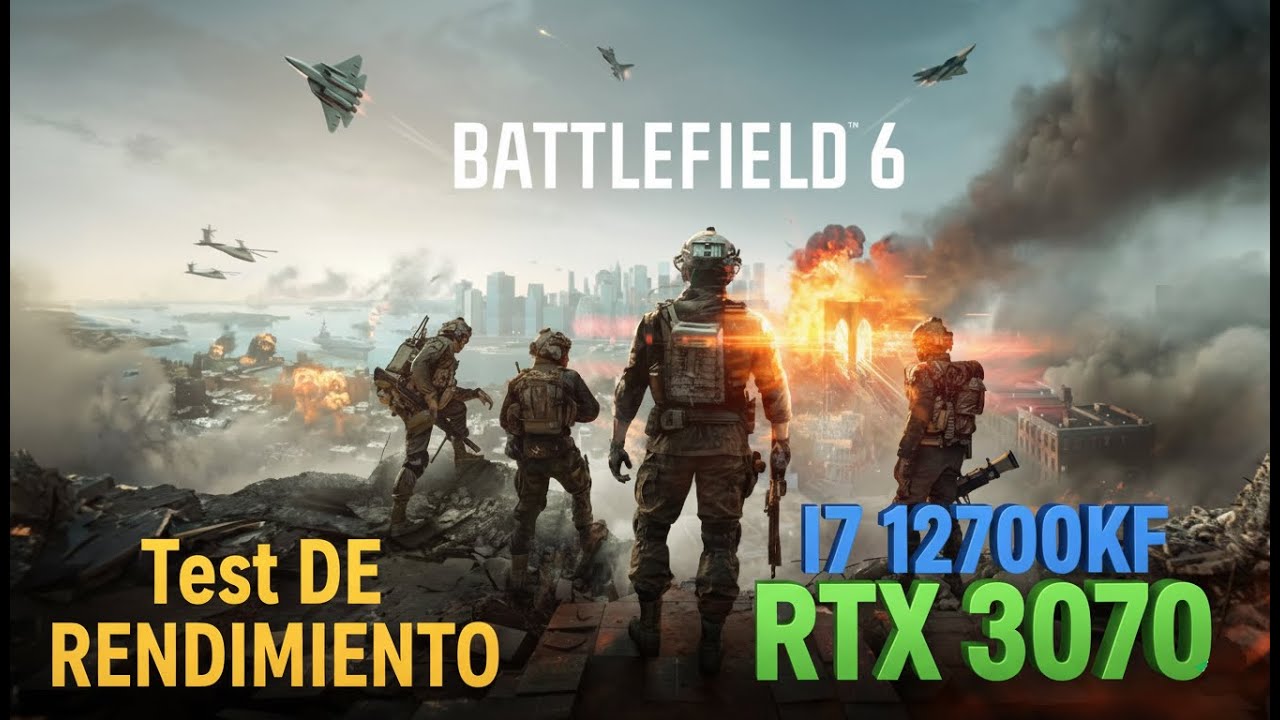 🔥 Battlefield 6 | RTX 3070 + i7 12700KF | 1080p Ultra, Alto, Medio, Bajo...(Pruebas de Rendimiento)
