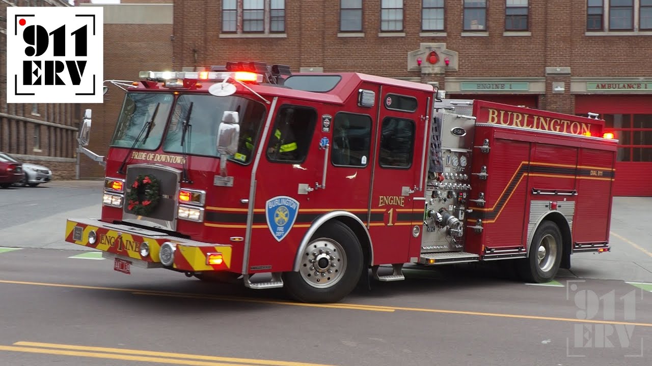 Burlington Fire Truck Responding | Engine 1